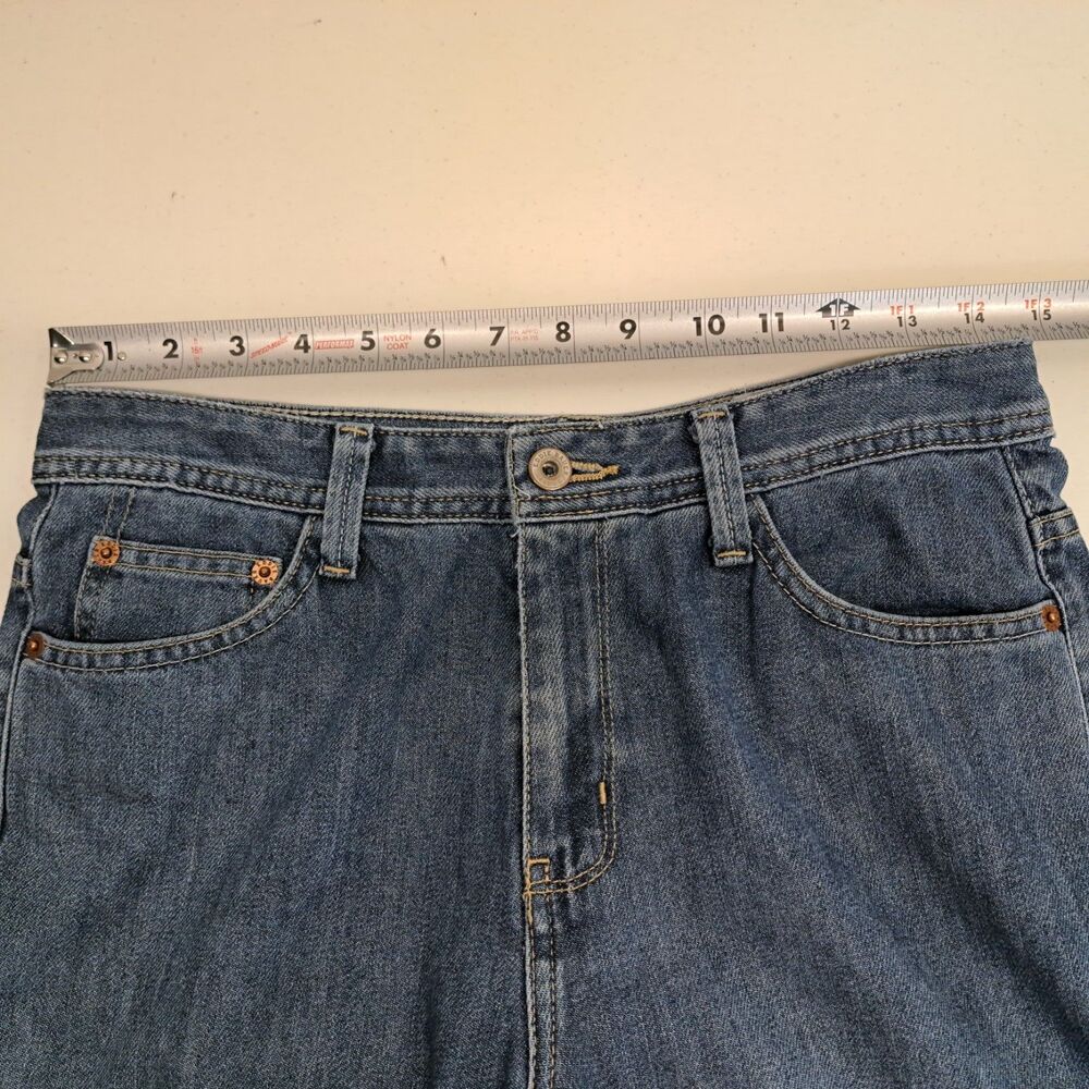 Eddie Bauer Women's Size 4 100% Cotton Blue Capri Jeans - Picture 7 of 9